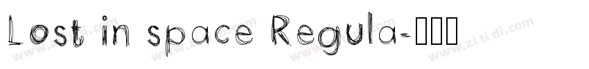 Lost in space Regula字体转换